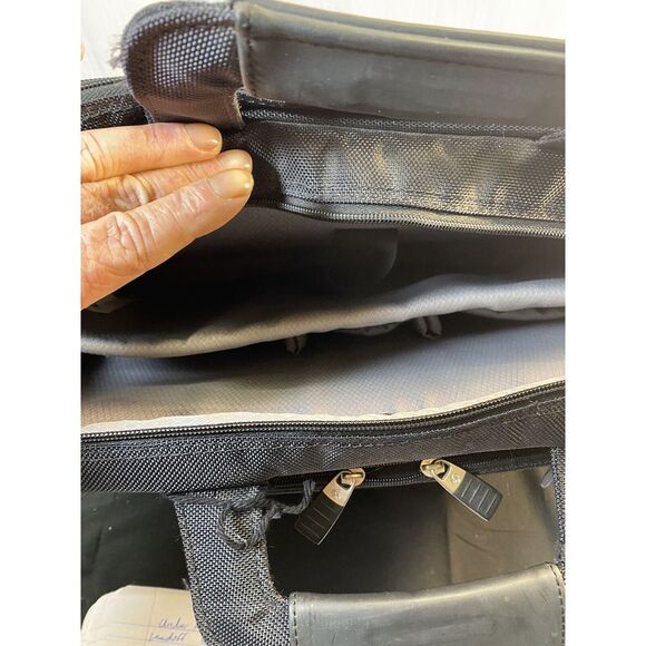 Samsonite Top Load Laptop Case Black Bag Model 570 Multi-Pocket Black, Pre-owned - Picture 3 of 7
